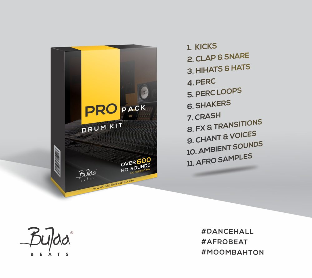 PRO Drum Kit Pack by BuJaa Beats